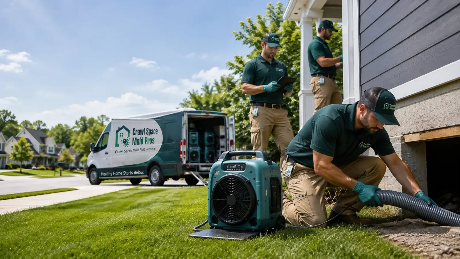 Crawl Space Mold Removal in Whately, MA